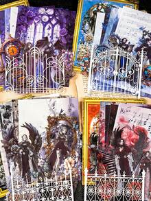 15pcs Dark Fantasy Sticker Set For Diary, Bullet Journal, Laptop, Etc. - Multicolor - View 9