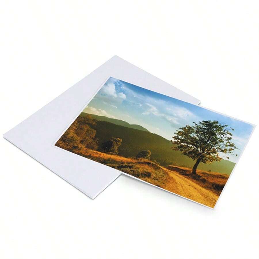 A4 Inkjet Paper, 100 Sheets - Matte Finish For Professional Photo Printing - White - View 1