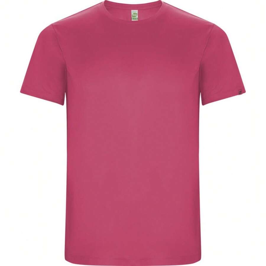 Roly Childrens/Kids Imola Short-Sleeved Sports T-Shirt (Fluorescent Pink) - Pink - View 1