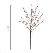 1pc Artificial Heart Shaped Flower, Suitable For Vase, Wall Decor, Party Decoration, Fake Flower