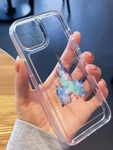 卡通印花透明手机壳适用于 Apple iPhone 14 13 12 11 XS XR X 7 8 6s Mini Plus Pro Max SE，适合作为复活节、生日、女朋友、男朋友、朋友或自己的礼物 - 無色 - 查看 3