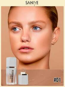 SANIYE R8066 Contorno líquido con esponja incluida ,Bronceador Líquido ,Contorno De Crema,duradero. - 01 - Ver 3