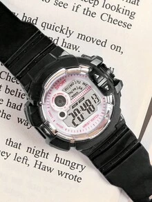 Đồng hồ điện tử học sinh đơn giản mới dành cho học sinh trung học cơ sở và trung học phổ thông - trắng - Xem 9