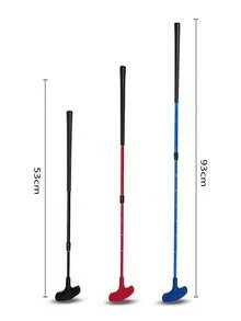 Adults' And Kids' Double-Sided Golf Putter, Telescopic Adjustable Golf Club - Red - View 5