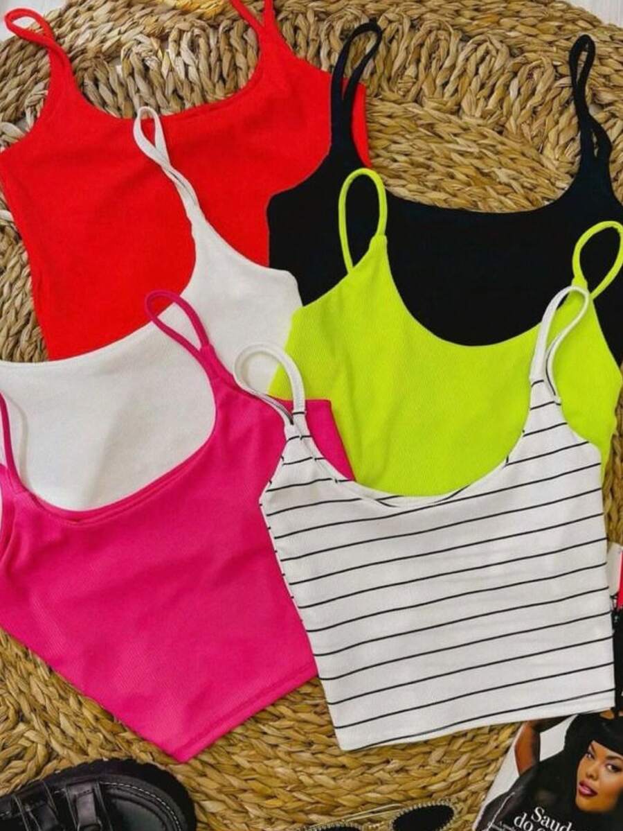 Women Tank Tops & Camis - branco e preto - Xem 1