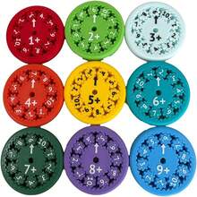 1pc Math Fact Spinner Tool, Rotation Multiplication Division Tool, Math Facts Toy, Holiday/Birthday Gift (Random Color) - Multicolor - View 9