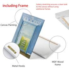 3 件套蓝色风景城市杂志复古印刷套装风景城市海报封面艺术