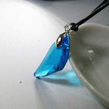 Classic TV Series H2o Necklace, Fashionable Polyresin Moonstone Pendant Just Add Water Blue Stone Mako Mermaid Accessories Movie Souvenir