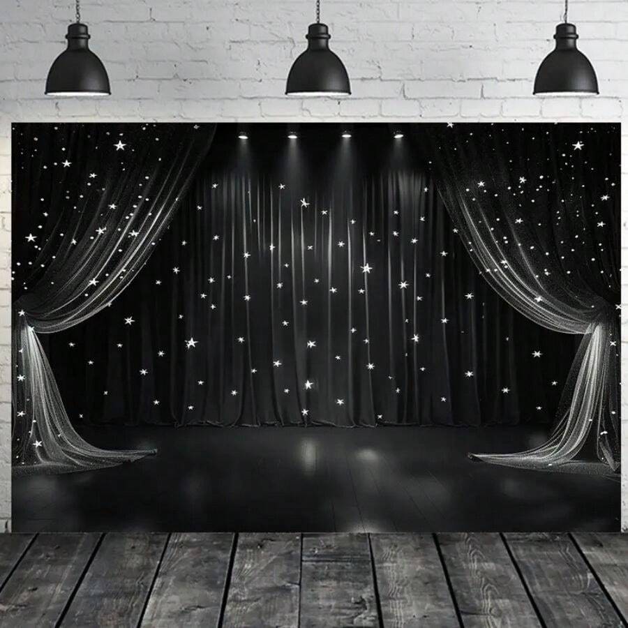 New Black Background Cloth Photography Base Model Photography Special Background Cloth - Multicolor - View 1