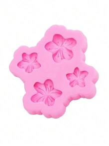 1 pièce Moule en silicone liquide en forme de fleur de sakura miniature, bijoux en résine DIY, pour fabriquer des pinces à cheveux, chouchous, breloques
