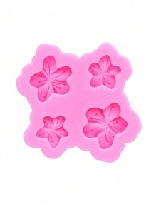 1 pièce Moule en silicone liquide en forme de fleur de sakura miniature, bijoux en résine DIY, pour fabriquer des pinces à cheveux, chouchous, breloques