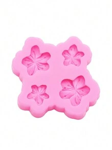 1 pièce Moule en silicone liquide en forme de fleur de sakura miniature, bijoux en résine DIY, pour fabriquer des pinces à cheveux, chouchous, breloques
