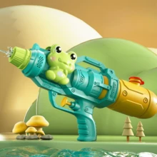 1入夏季鯊魚水槍/可愛獨角獸水槍/黃色小鴨水槍/可愛青蛙水槍/Zi 水槍/5058 水槍（隨機顏色），水上遊玩池玩具 - 彩色 - 查看 6