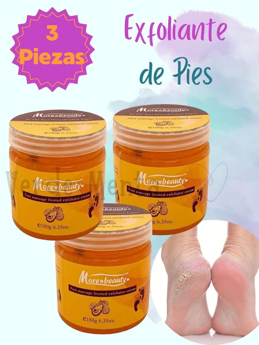 Exfoliante de Pies Secos Gel Suavizante contra Resequedad Hidratante Exfoliante de Pies Secos Gel Suavizante contra Resequedad Hidratante - 3 Piezas - Ver 1