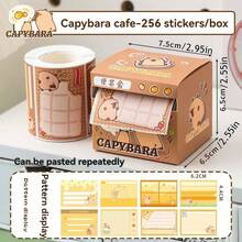 筆記方便貼，拉紙盒包裝，創意卡通設計筆記，高品質留言筆記紙 - 彩色 - 查看 9