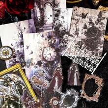 15pcs Dark Fantasy Sticker Set For Diary, Bullet Journal, Laptop, Etc. - Multicolor - View 14