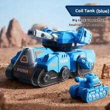 1pc Wind-Up Tank Toy, Simulated Combat Tank Model, Birthday Gift, Party Toy - Multicolor - View 11