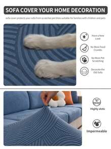 1 Stück Universal Stretch-Sofaüberzug All-Inclusive Sofakissen-Abdeckung staubdicht Waschbare Sofabezug für Wohnzimmer, geeignet für L-förmige und 1234-Sitzer Sofas
