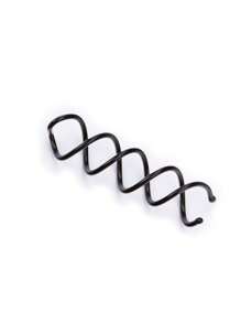 2pcs Set Spiral Hair Clip, Rotating Hair Claws For Bun Hairstyle, Versatile Hair Styling Accessories - Black - View 4