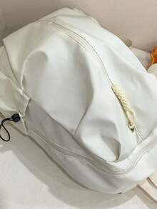 Casual Travel Backpack For College Students - White - View 7
