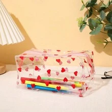 1 件 PVC 防水化妆刷收纳耐用透明化妆包便携式浴室包女士化妆包学生旅行盥洗包化妆包礼品化妆包收纳化妆包化妆包化妆包化妆盒适用于秋季家居装饰 - 彩色 - 查看 6