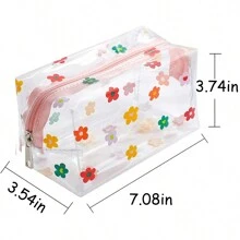 1 件 PVC 防水化妆刷收纳耐用透明化妆包便携式浴室包女士化妆包学生旅行盥洗包化妆包礼品化妆包收纳化妆包化妆包化妆包化妆盒适用于秋季家居装饰 - 彩色 - 查看 8