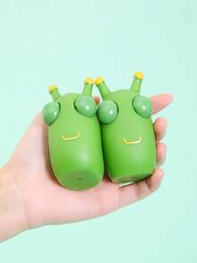 1 Juguete de gusano con ojos grandes para la reducción del estrés, regalos pequeños para fiestas y juguetes pequeños para la reducción del estrés de color verde - Verde - Ver 4