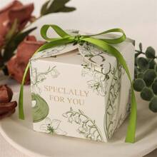 10 peças criativas e simples caixas de lembrancinhas de casamento com doces, pequenas caixas de doces para lembrancinhas de casamento, melhores presentes, decoração de casamento, decoração de casa, decoração de quarto, lembrancinhas de festa de noiva - Multicolorido - Ver 9