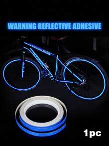 1 Roll Car Wheel Hub Reflective Sticker, Electric Bike Motorcycle Tire Warning Decal Modification Sticker, Personalized Creative Stickers, High Reflective Sticker - Sticker - View 11