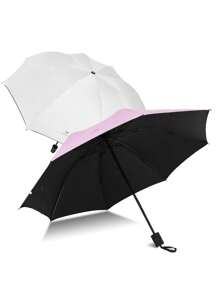 便携式手动折叠遮阳伞，防紫外线，适用于户外遮阳防雨 - 彩色 - 查看 4