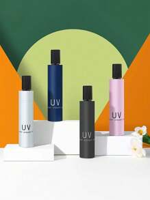 便携式手动折叠遮阳伞，防紫外线，适用于户外遮阳防雨 - 彩色 - 查看 1