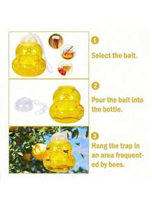 1 Pc Bee Trap Random Insect Trapping Tool For Wasp And Bee Hives - Multicolor - View 9