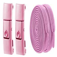 2 Stücke elastische Schuhbänder ohne Binden mit 2 Metallschnallen, Schuhzubehör zum Schnelle anbringen, Schnürsenkel ohne Binden, unisex