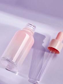 1入粉色玻璃滴管瓶，設有滴管塞和空滴漏瓶，香水瓶容器 - 彩色 - 查看 5