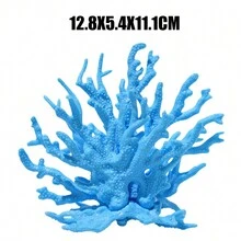魚缸水景仿真珊瑚水草樹脂假珊瑚海洋硬石珊瑚觀賞魚缸裝飾海底擺設 - 彩色 - 查看 15
