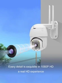 Camera IP Wifi/RJ45 IP66 Chống nước HD1080P Ngày & Đêm Camera đủ màu Điều khiển PTZ từ xa Trái, Phải, Lên, Xuống, 360° Không có góc chết Hình ảnh Liên lạc bằng giọng nói Khu vực chức năng Cảnh báo APP Tin nhắn Đẩy Màn hình bảo vệ an ninh ICAM365 APP-SENTKENG - Xem 1