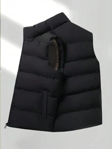 男友风男士加大羊毛加厚背心，秋冬季保暖羊毛加厚开衫