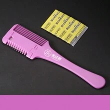 Hair Trimming Comb, Home Haircut Bangs Thinning Shaping Tool - Multicolor - View 6
