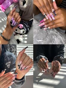 100 Stück Kawaii Nail Art Charms 3D süße Katze Harz Multi-Typen Mix Herstellung Ornament Nail Dekoration Zubehör für DIY Charms