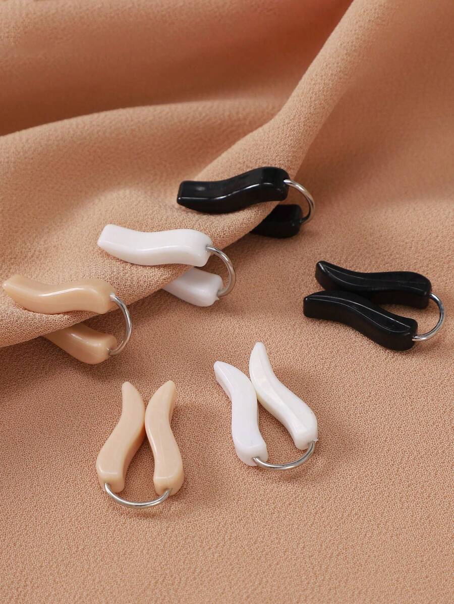 1 paquete de 6 piezas de Prendedores para Hijab/Pañuelo de cabeza en bolsa de OPP, Broche para Mujer - Multicolor - Ver 1