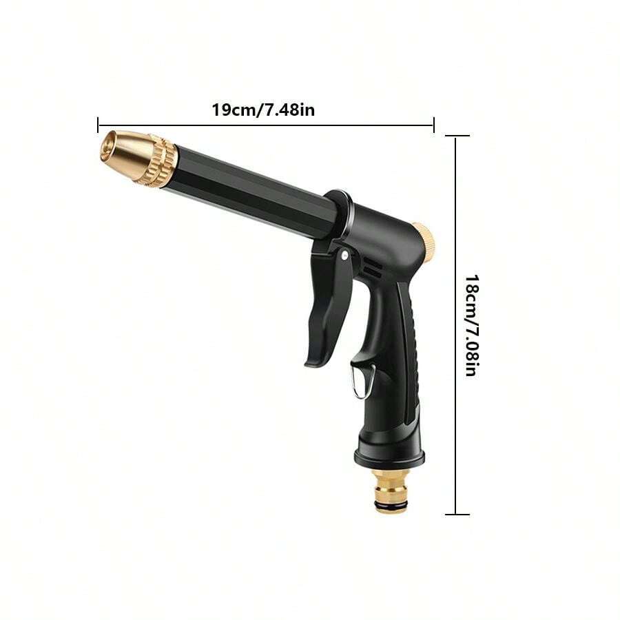 Pistolet à Mousse Pour Tuyau D'arrosage - 3 Réglages, Réservoir Intégré 100 Ml, Haute Pression PVC - 6