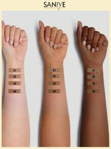 SANIYE R8066 Contorno líquido con esponja incluida ,Bronceador Líquido ,Contorno De Crema,duradero. - 01 - Ver 8