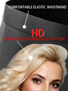 1件装，个性化男士平角内裤 - 独特人脸照片印花内裤，超舒适高弹男士内裤 - 送给男友或老公的完美浪漫情人节礼物 - 黑色 - 查看 4