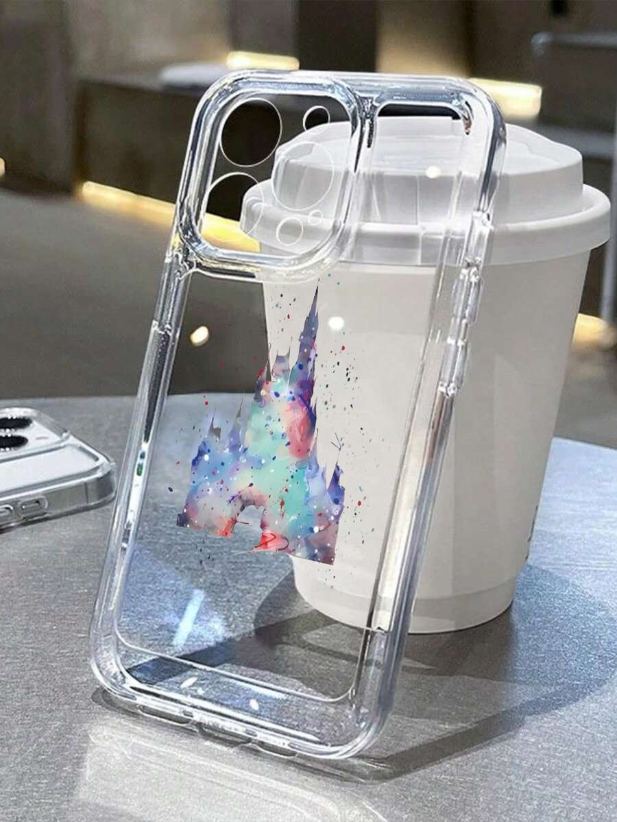 卡通印花透明手机壳适用于 Apple iPhone 14 13 12 11 XS XR X 7 8 6s Mini Plus Pro Max SE，适合作为复活节、生日、女朋友、男朋友、朋友或自己的礼物 - 無色 - 查看 1