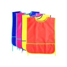 1/2/4pcs Kids Painting Smock, Waterproof Art Smock, Feeding Smock, Children's Painting Apron, Handcraft & Cooking Smock, Toddler Art Smock Gift, With 3 Spacious Pockets - Multicolor - View 2