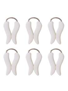 1 paquete de 6 piezas de Prendedores para Hijab/Pañuelo de cabeza en bolsa de OPP, Broche para Mujer - Multicolor - Ver 10