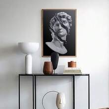 1 bức tranh in bằng vải canvas, phong cách hiện đại, nghệ thuật hiện thực về tượng vỡ, dùng để trang trí tường hành lang lối vào, đầu giường phòng ngủ, nền ghế sofa phòng khách, treo tường trang trí, áp phích (có khung), món quà lý tưởng hoàn hảo, trang trí nhà cửa, bao bì an toàn bằng ống cứng PVC - Nhiều màu - Xem 2