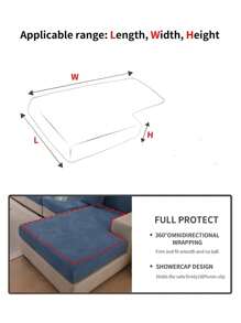 1 Stück Universal Stretch-Sofaüberzug All-Inclusive Sofakissen-Abdeckung staubdicht Waschbare Sofabezug für Wohnzimmer, geeignet für L-förmige und 1234-Sitzer Sofas