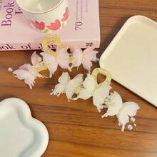 1pc Butterfly Women's Large Premium Sweet Hair Clip Back Head Hair Claw Headpiece Hair Claw, Hair Accessories Hair Clips Hair Jaw Clip Hair Clamps Hair Clutch Hair Catcher Clip, Claw Clip Fall Winter For Vacation Outfits Woman