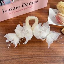 1pc Butterfly Women's Large Premium Sweet Hair Clip Back Head Hair Claw Headpiece Hair Claw, Hair Accessories Hair Clips Hair Jaw Clip Hair Clamps Hair Clutch Hair Catcher Clip, Claw Clip Fall Winter For Vacation Outfits Woman